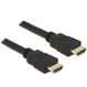 DeLOCK 84751 HDMI-Kabel 0,5 m HDMI Typ A (Standard) Schwarz, Farbe: Schwarz, Länge: 0,5 m