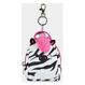 Squishmallows Tracey Schlüsselring Schwarz, Pink, Weiß, Farbe: Schwarz, Pink, Weiß