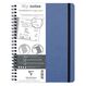 Clairefontaine 782334C Notizbuch A5+ 60 Blätter Blau, Farbe: Blau