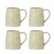 Bloomingville 82072795 Tasse Mehrfarbig, Beige Universal 4 Stück(e), Farbe: Mehrfarbig, Beige