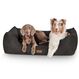 Knuffelwuff Dreamline Polster-Haustier-Bett, Farbe: Schwarz