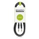 Bemero BAC1515-300BK Audio-Kabel 3 m 6.35mm Schwarz, Farbe: Schwarz, Länge: 3 m