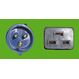 Diggelmann CEE16AC19-5 Stromkabel Schwarz 5 m IEC 309 C19-Koppler, Farbe: Schwarz, Länge: 5 m