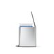 simplehuman slim step can 5 l Rechteckig Edelstahl, Farbe: Edelstahl