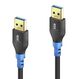 PureLink FI-U310-005 USB Kabel USB 3.2 Gen 1 (3.1 Gen 1) 0,5 m USB A 5 Gbit/s 15 W Schwarz, Blau, Farbe: Schwarz, Blau, Länge: 0,5 m