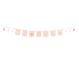 PartyDeco GRL100-081J partydekorationen Girlande, Farbe: Gold, Pink