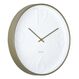 Karlsson KA6063GY Wand- /Tischuhr Quarzuhr Rund Grau, Farbe: Grau