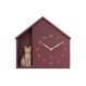 Karlsson KA6099RD Wand- /Tischuhr Mechanische Uhr andere Burgund, Farbe: Burgund