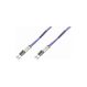 Lightwin LDP-50 LC-LC 50.0 OM4 FD InfiniBand/Glasfaserkabel 50 m Violett, Farbe: Violett, Länge: 50 m