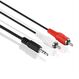 HDSUPPLY LP-AC030-100-V2 Audio-Kabel 10 m 2 x RCA 3.5mm Schwarz, Weiß, Rot, Farbe: Schwarz, Weiß, Rot, Länge: 10 m