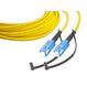 Lightwin LSP-09 SC-SC 2.0 InfiniBand/Glasfaserkabel 2 m Gelb, Farbe: Gelb, Länge: 2 m