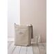 Aquanova Lubin Wäschekorb 113 l Rechteckig Baumwolle, Polyester Beige, Farbe: Beige
