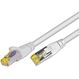 Wirewin S/FTP CAT6A 1.5m Netzwerkkabel Weiß 1,5 m S/FTP (S-STP) Rund, Farbe: Weiß