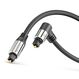 sonero S-OC110-015 Audio-Kabel 1,5 m Toslink Schwarz, Farbe: Schwarz, Länge: 1,5 m