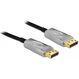 DeLOCK 85888 DisplayPort-Kabel 25 m Schwarz, Farbe: Schwarz, Länge: 25 m
