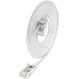 SLIM Patchcords SLIM-L-UU-K6A 10.0 WT Netzwerkkabel Weiß 10 m Cat6 U/UTP (UTP), Farbe: Weiß, Länge: 10 m