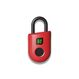 igloohome Padlock Lite Smart-Padlock, Farbe: Rot