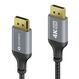 sonero SPC-DP100-030 DisplayPort-Kabel 3 m Schwarz, Grau, Farbe: Schwarz, Grau, Länge: 3 m