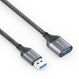 sonero SPC-U055-015 USB Kabel USB 3.2 Gen 1 (3.1 Gen 1) 1,5 m USB A 5 Gbit/s Schwarz, Grau, Farbe: Schwarz, Grau, Länge: 1,5 m