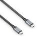 sonero SPC-U300-030 USB Kabel USB 2.0 3 m USB C 0,48 Gbit/s 60 W Grau, Schwarz, Farbe: Grau, Schwarz, Länge: 3 m