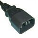 Diggelmann SPC14T13-2 Stromkabel Schwarz 2 m IEC C14 T13, Farbe: Schwarz, Länge: 2 m