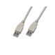 Wirewin USB A-A MM 1.0 GR USB Kabel USB 2.0 1 m 5 Gbit/s Grau, Farbe: Grau, Länge: 1 m
