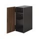 Yamazaki YA02110 Wohnzimmerschrank Lagerschrank, Farbe: Schwarz