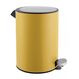 Diaqua 45198670 Mülleimer 3 l Rund Metall, Kunststoff Gelb, Farbe: Gelb