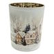 CHALET 620-DF251016 Kerzenständer Glas Mehrfarbig, Farbe: Mehrfarbig