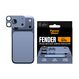 PanzerGlass ® Fender Kameraschutz Shades of Blue iPhone 18 Pro, Farbe: Blau